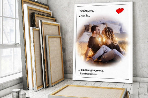Фото на холсте с подрамником